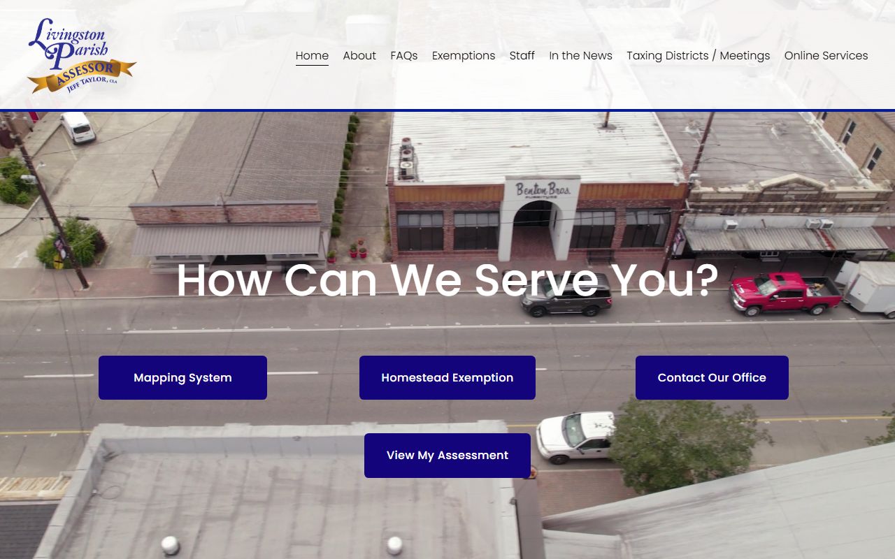 Livingston Parish Assessor property search for residents directory lookups